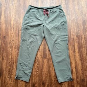 FIGS Women’s Bonsai Green Yola Skinny Scrub Pants Limited Edition - Size XXL